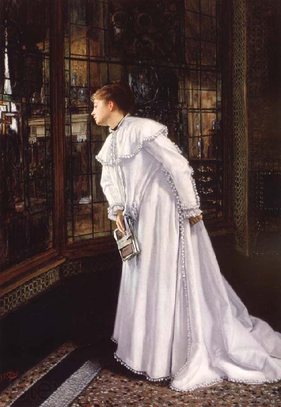 James Tissot THe Staircase Norge oil painting art